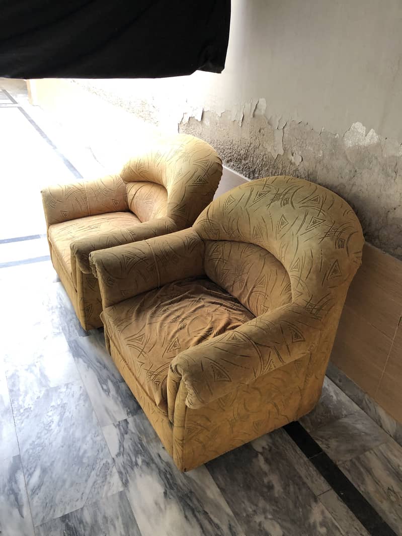 2 single seater sofas 1