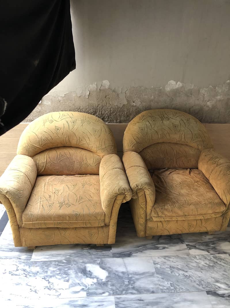 2 single seater sofas 2