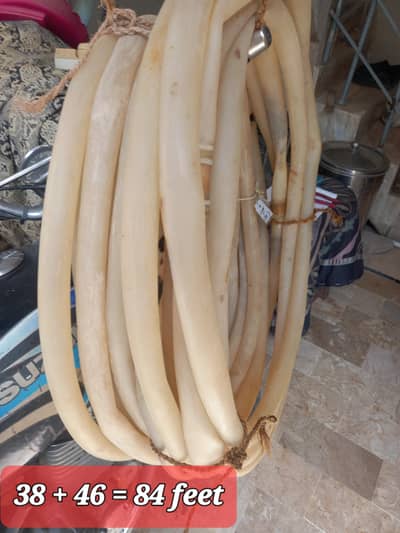 Plastic Pipe 1.25 inch. Total 84 feet