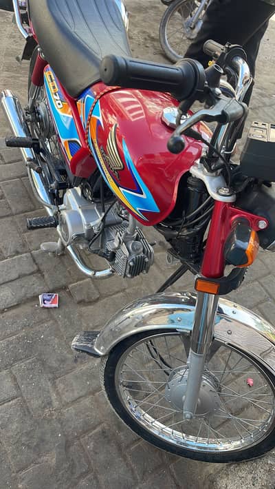 Honda CD 70 model 2025 Karachi number
