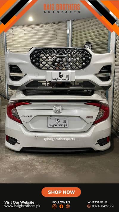City Civic Gn8 Stonic Byd Door Airbag Mudguard Ac Radiator Roof Shock