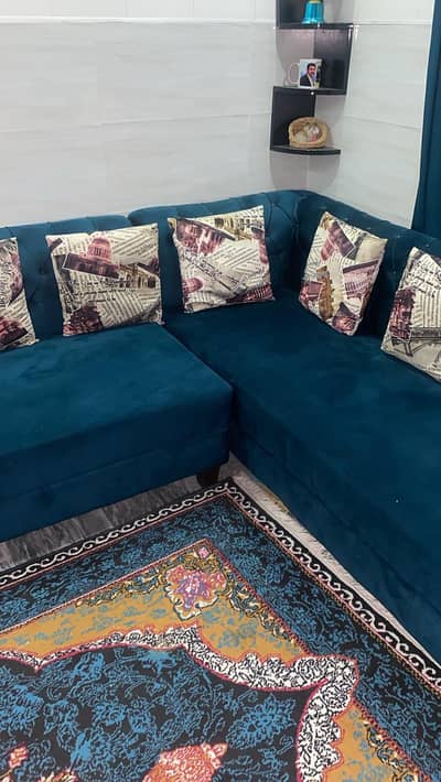 l shape sofa set .