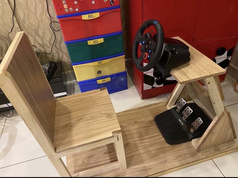 Only table Gaming setup table for logitech g29 1