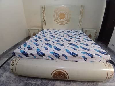 Wooden Bed Set & Dressing Set