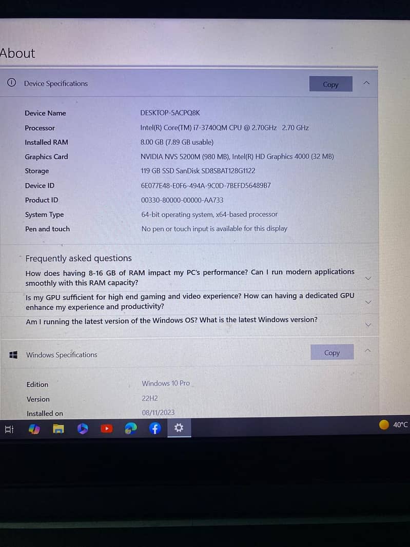 Dell Lattitude E6530 5