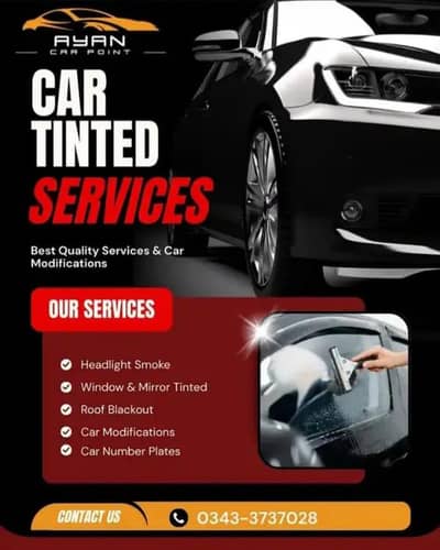 Car tinted Roof Black Paper - Side Glass Tint - Alto Civic Corolla