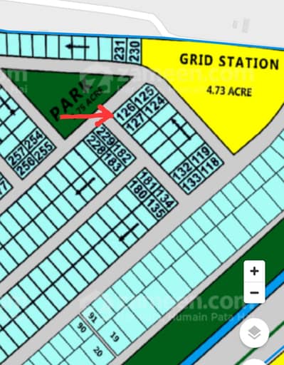 23 MARLA CORNOR FACING PARK NEAR TO LL AMINITIES ABAILABLE FOR SALE