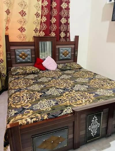 Bed for sale with dressing table in new condition
