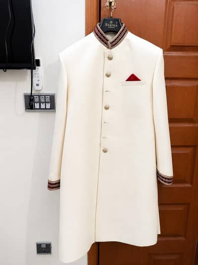 Elegant Men Sherwani  Wedding Dress Premium Embroidery Sherwani Av