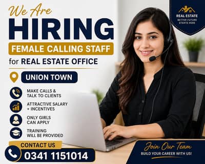 Urgent Hiring: Girls for Real Estate Calling Work