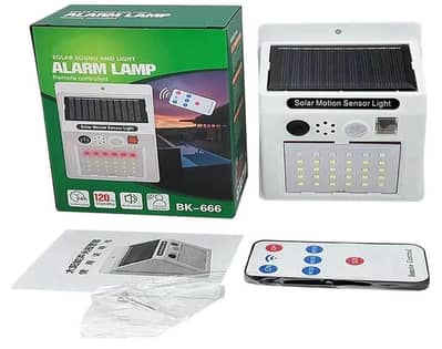 Solar Motion Sensor Light  | Alarm Lamp | PH: 03290570110