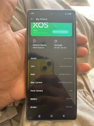 infinix note 40 8.256