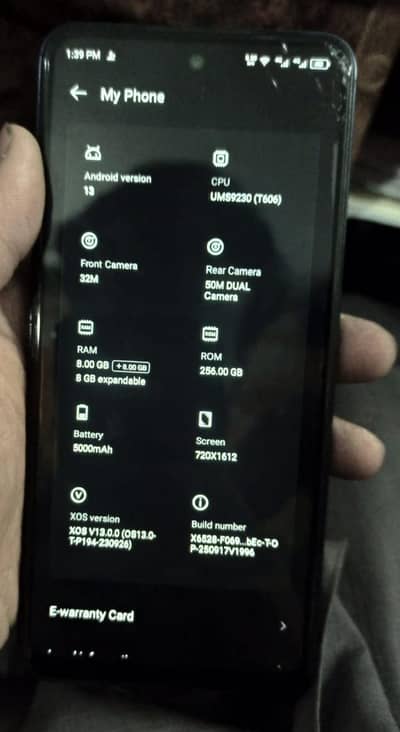Infinix hot 40i 8+8 256