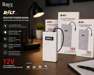 12V Router UPS Power Bank | 4 Hour WiFi Backup During Load Shedding