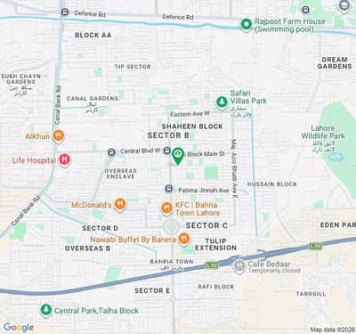 Tauheed Block 12 Marla Corner Plot For Sale Hot Location Bahria Town Lahore