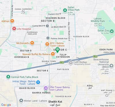 Tulip Block Open 10 Marla Plot For Sale Open Hot Location Bahria Town Lahore