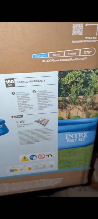 10ft by 30 inches swimming pool (1018 gallon) with pump