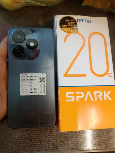 Techno 20c 4GB Ram 128 GB memory