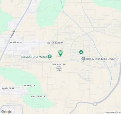 One Kanal Corner Plot For Sale In DHA Multan Sector M