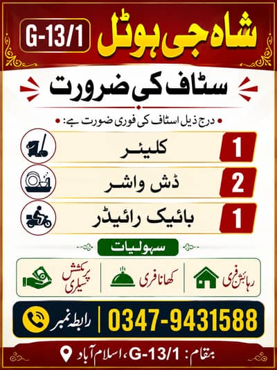 Shah g hotel jobs
