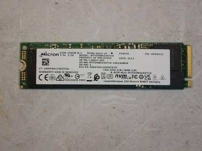 Micron 256GB NVME SSD Gen 3 Storage Drive