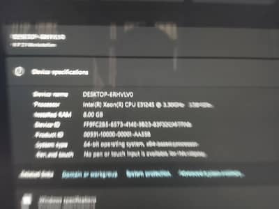 HP Z1 ALL IN ONE XEON 27 INCH 2K