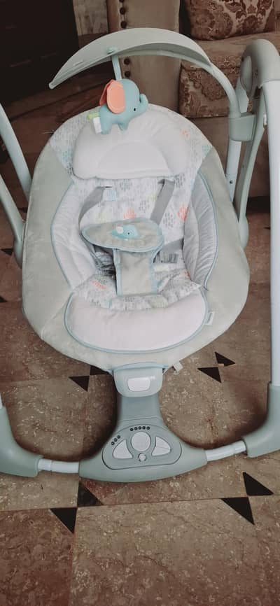 The Ingenuity Swing 'n Go Portable Swing in very very good condition