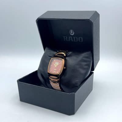 Man's Stainless steel Watch Brown Gold Dail Quartz Water Resistant