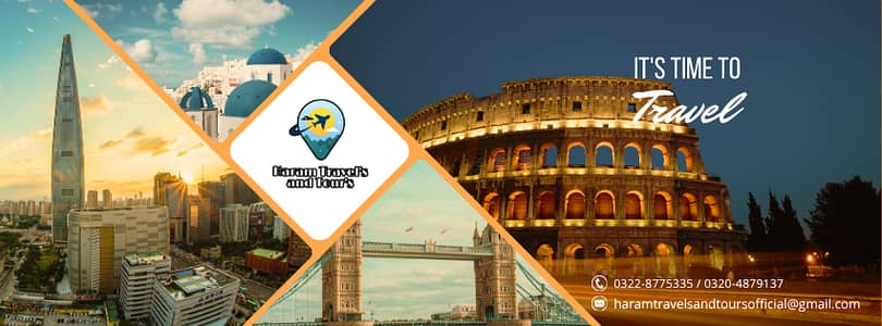 Haram Travels And Tours deals with  world-wide visit visa
