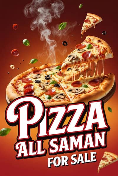 Pizza All supplies for sale with complete goods