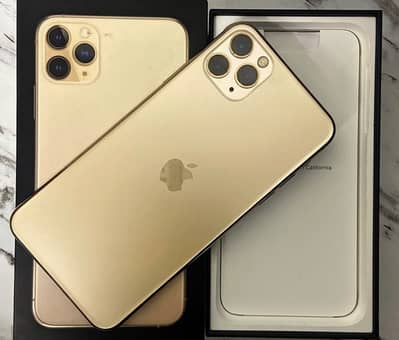 Iphone 11 Pro PTA Approved 256Gb Gold With Box Cable 12 13 14 15 16 17