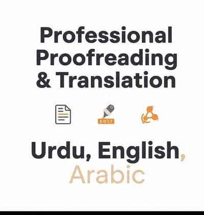 Professional Proofreading & Translation - Urdu