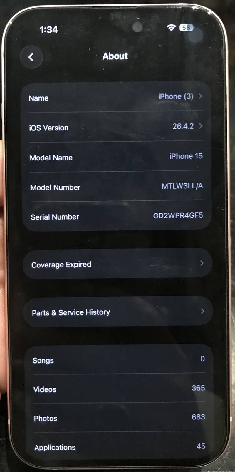 Iphone 15 5