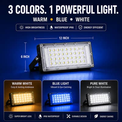 50W Waterproof LED Flood Light IP66 AC 220 V Outdoor Lamp