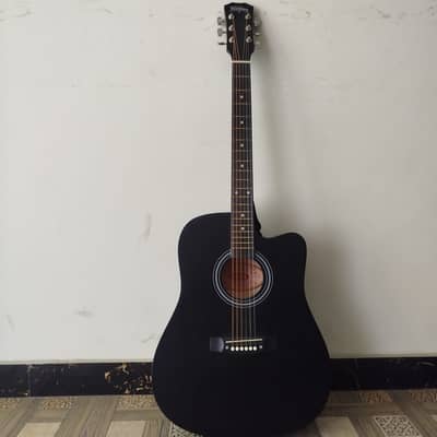 Washburn Acoustic Guitar | Black | 3 months old | Beginner Guitar