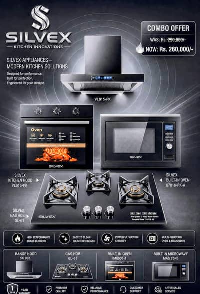 Premium 4-in-1 Luxury Kitchen Appliances Combo Deal!