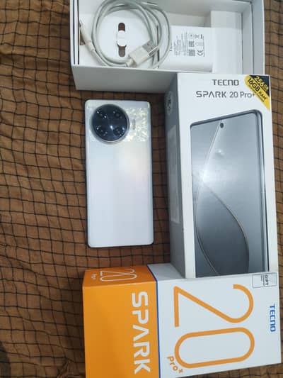 tecno spark 20 pro Plus Full box