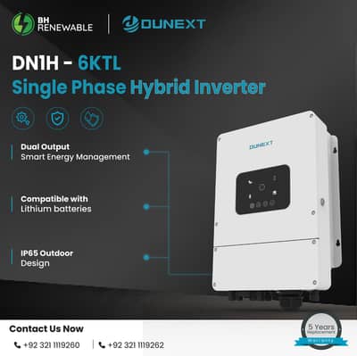 Single Phase LV Hybrid Inverter 6KTL | Model : DN1H-6KTL-L2