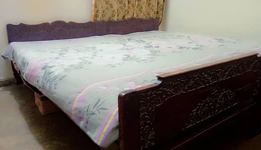 Two Solid Single Bed