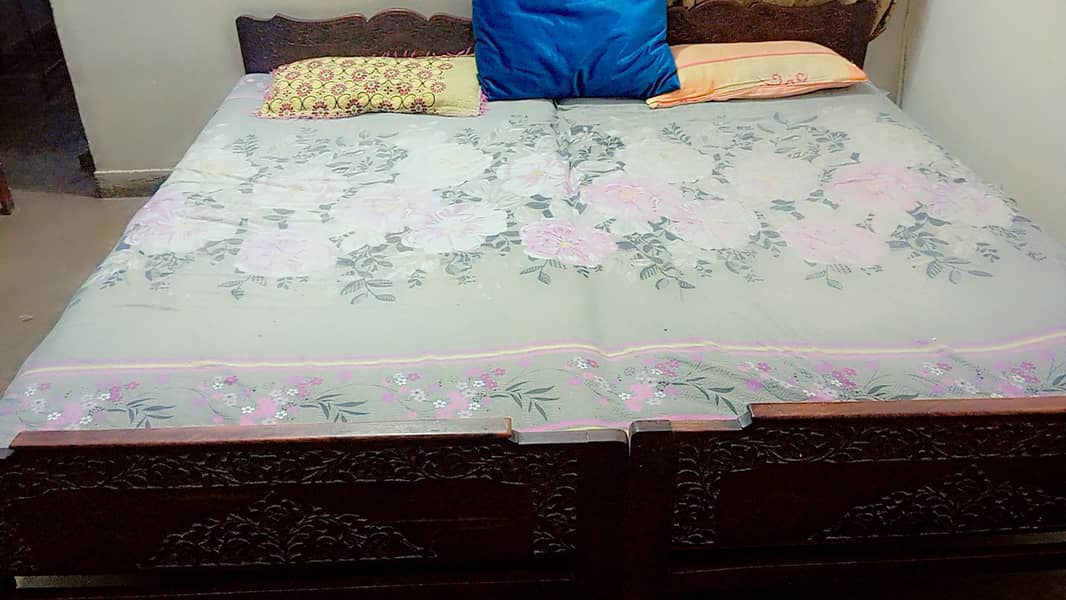 Two Solid Single Bed 1