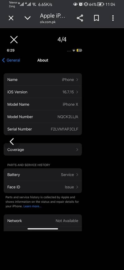 Apple iPhone X