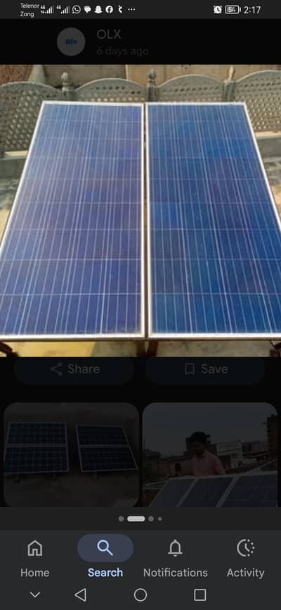 Solar panels