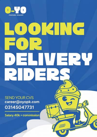 Rider Opportunities in O-YO