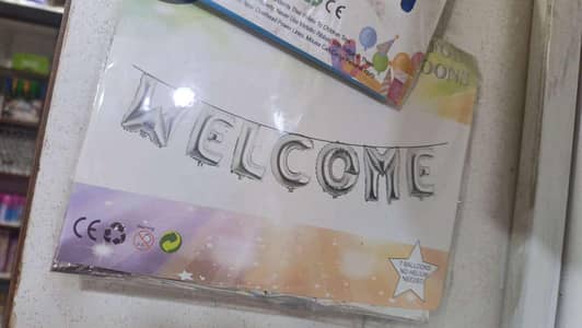 Aluminium Welcome Ballons