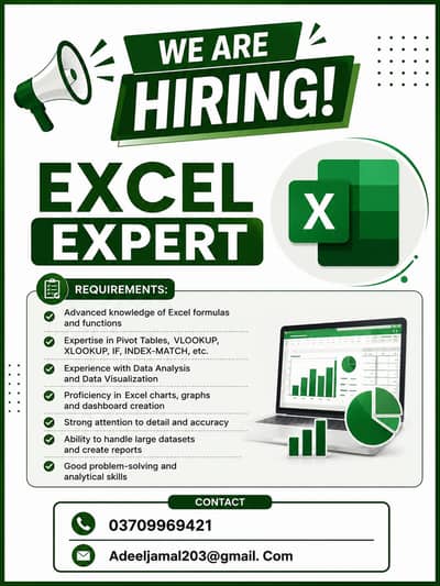 Excel expert contact 0 370 99 6 9 42 1