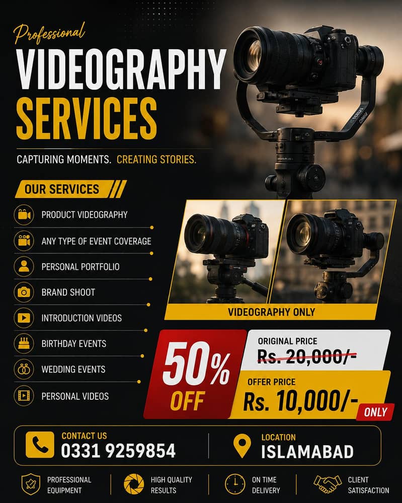 videographer services 0