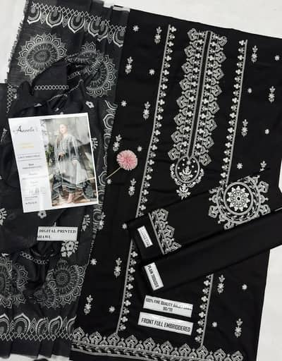 3 Piece Lawn Suit For Women | Ladies Suit | Fancy Dress | Suit