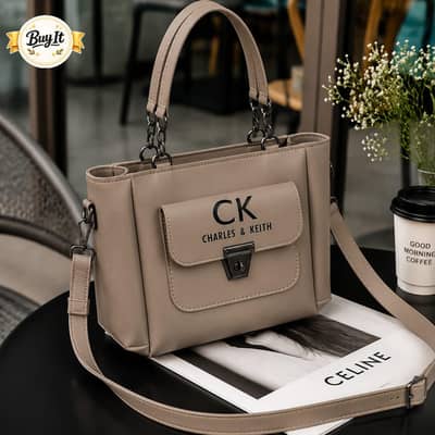  CK Cross Body  Bag  With Unique Handle FOR GIRLS 