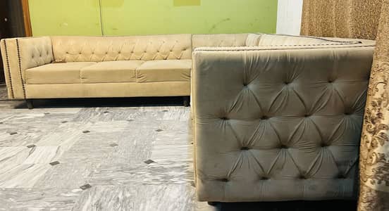 7 seater L shaped sofa