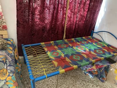 4 Charpai Beds and 2 Wooden Beds Available for Sale